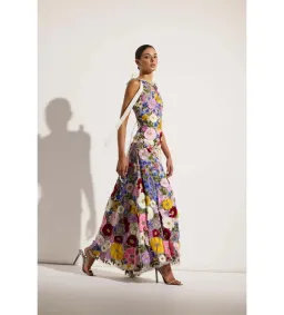 Rachel Gilbert Nya Gown in Multi floral Size 5/ AU 16 for rent on The Volte - image 2