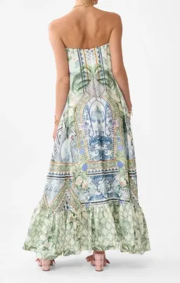 Camilla Strapless Maxi Ruffle Hem Jardim Party Size S/ AU 10 for rent on The Volte - image 3