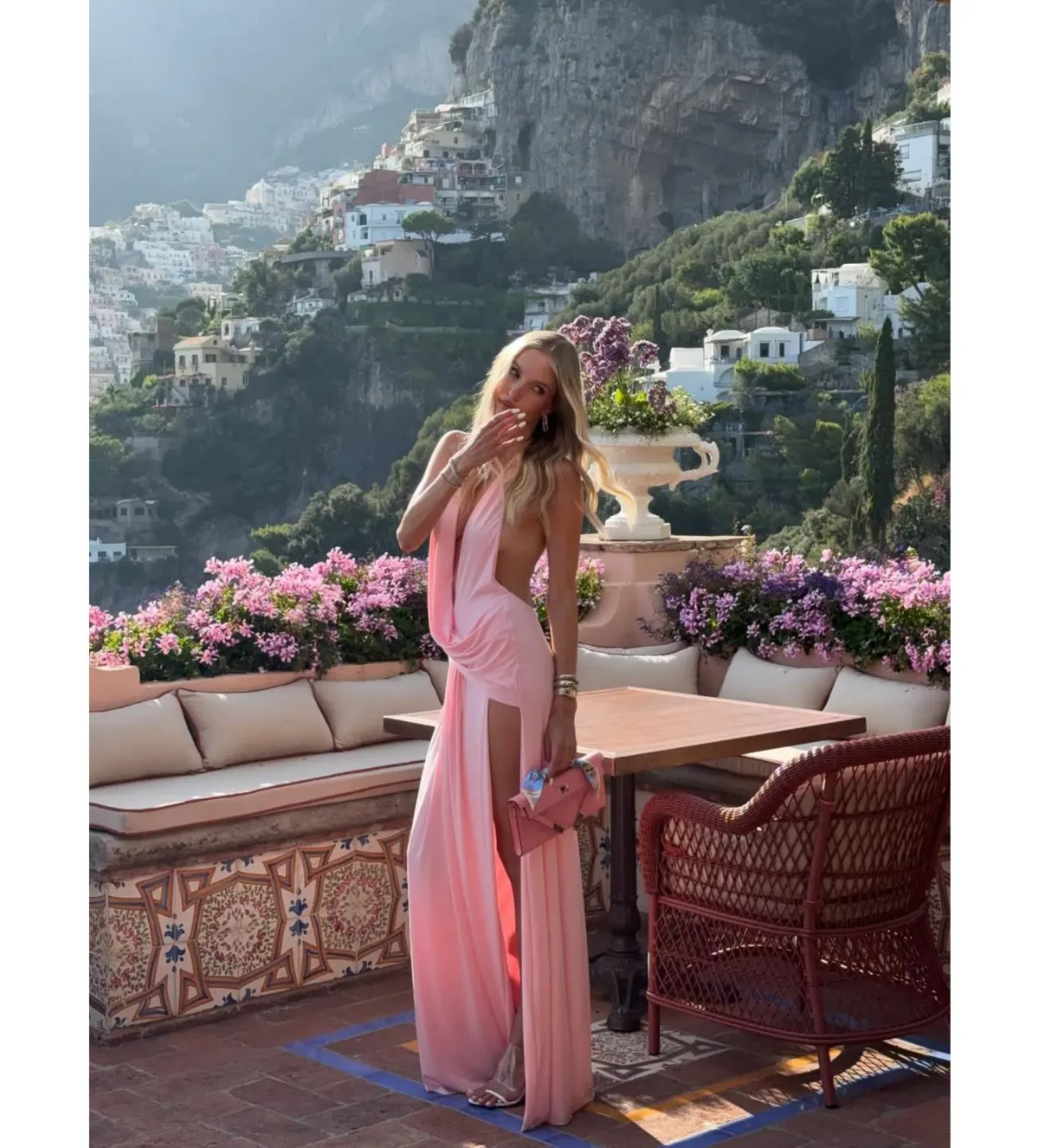 Natalie Rolt Winona Gown in Blossom Pink Size AU 6 - Image 4