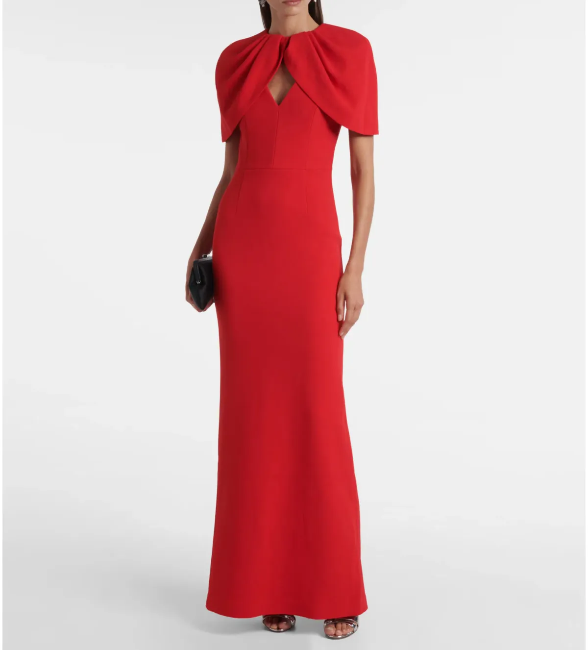 Rebecca Vallance Cameron Gown Maxi Dress in Red Size AU 12 - Image 1