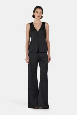 Hansel and Gretel Lane Satin Pant Black Size 10 for rent on The Volte - image 3