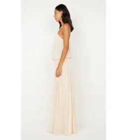 Bec & Bridge Camille Blouson Maxi Dress Peach Size 8 for rent on The Volte - image 2
