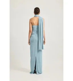 Tojha Iesha Maxi Dress Powder Blue Size 6 for rent on The Volte - image 4