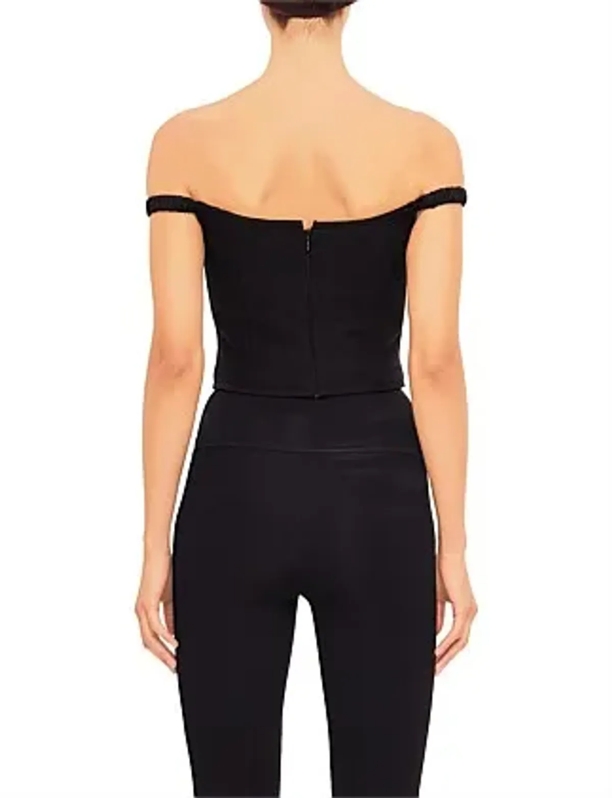 Audra Off The Shoulder Top Black Size AU 8 - Image 3