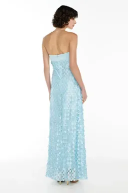 Manning Cartell Supreme Extreme Balconette Maxi  Dress Acqua Spritz Size 8 for rent on The Volte - image 4