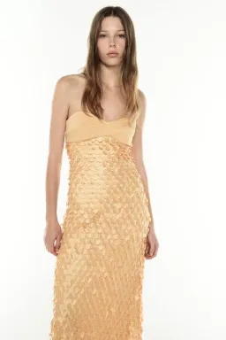 Manning Cartell Supreme Extreme Balconette Maxi  Dress Honeycomb Size 6 for rent on The Volte - image 3
