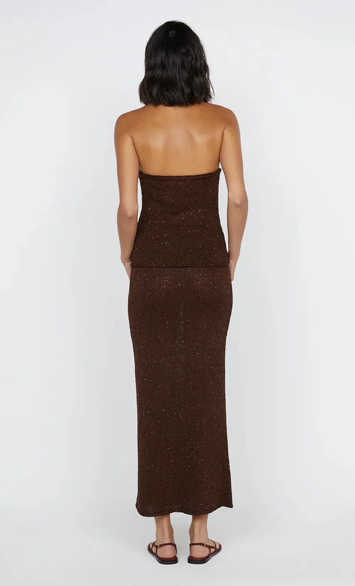 Bec and Bridge Delfina Tube Skirt in Chocolate Size XS / AU6 - Image 4