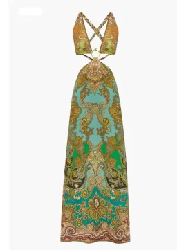 Alemais Clemenza Cut Out Midi Dress Size AU 12  for rent on The Volte - image 2