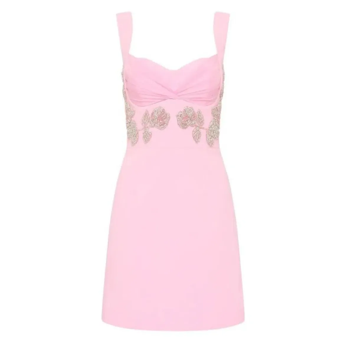 Rebecca Vallance Jenna Bustier Mini Dress Pink Size 16 - Image 4