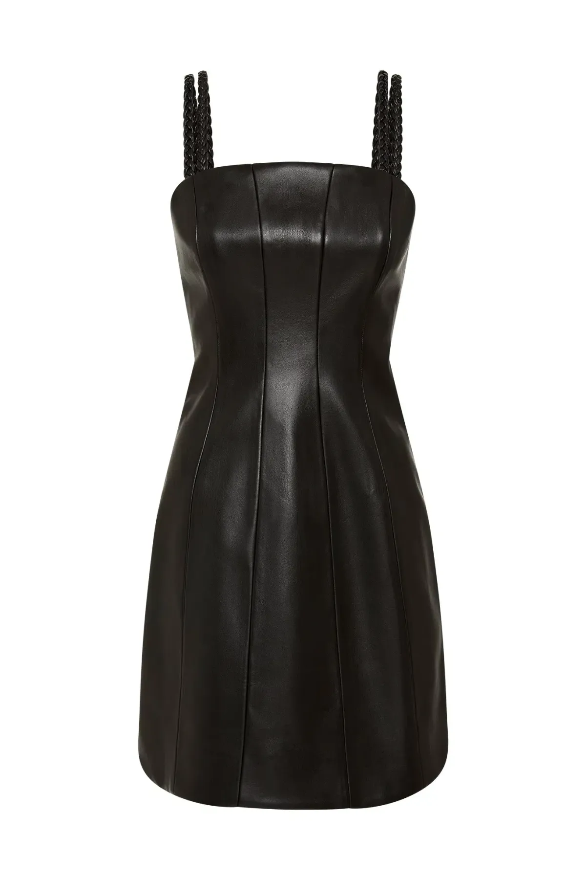 Aje Osa Braided Mini Dress Black Size 8 - Image 4