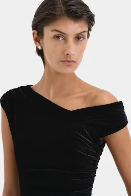 Sir the Label Ettore Gown Black Size 3/AU 12 for rent on The Volte - image 3