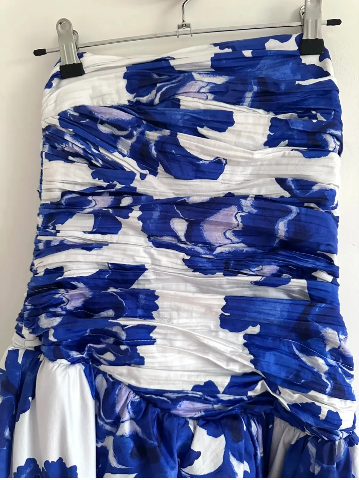 Aje Behold Maxi Dress Bodly Blooming Cobalt Size 14 - Image 6