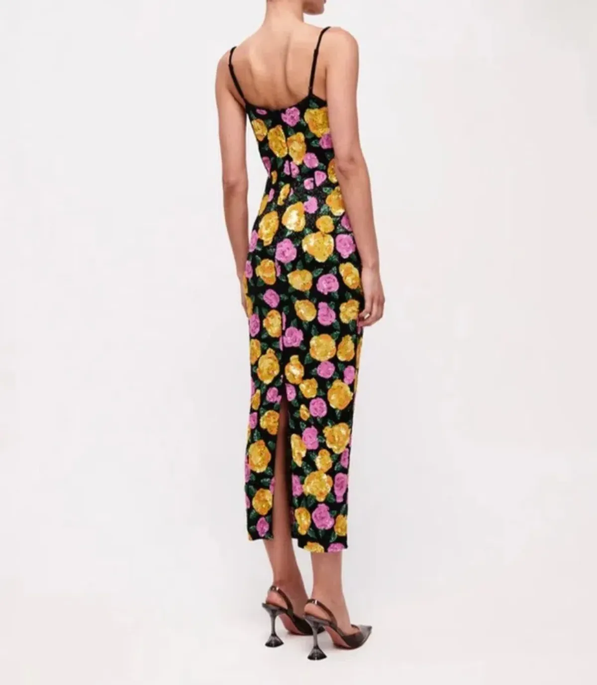 Rachel Gilbert Dallas Midi Dress Floral 3/AU12 - Image 2