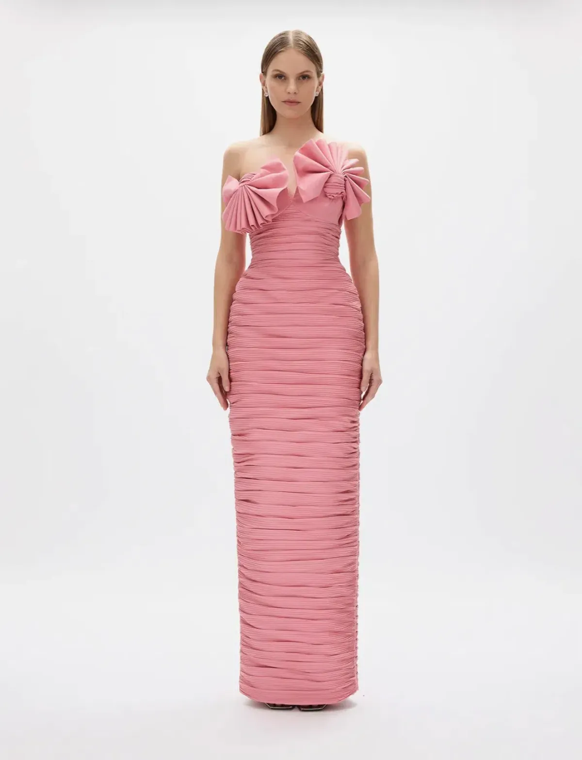 Rachel Gilbert Jensen Gown Maxi Pink Size AU 14 - Image 1