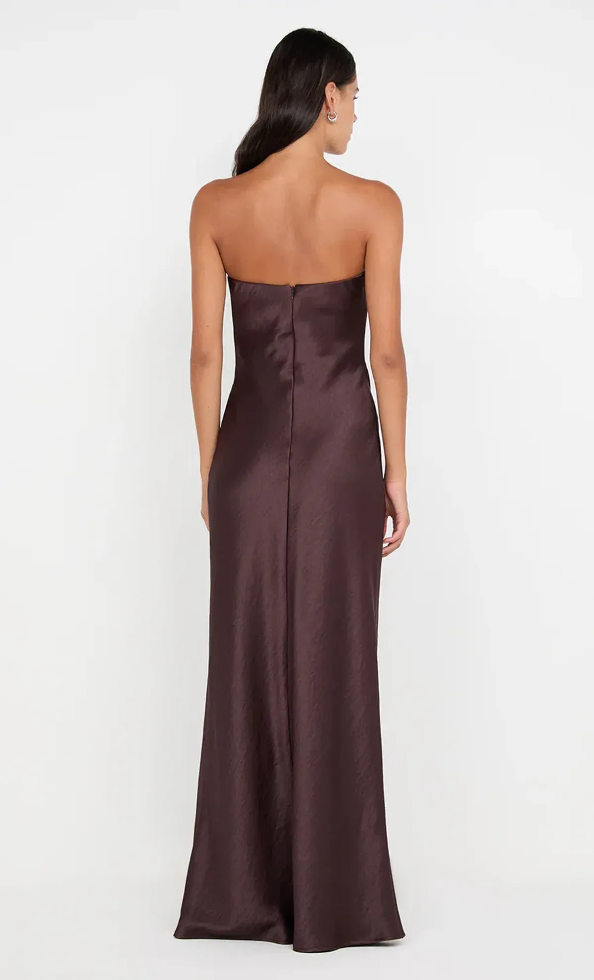Bec & Bridge Austen Strapless Maxi Dress in Brown Size 8 - Image 2