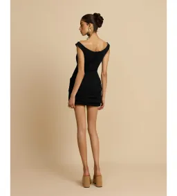 Arcina Ori Avery Mini Dress Black Size M/AU 10 for rent on The Volte - image 2