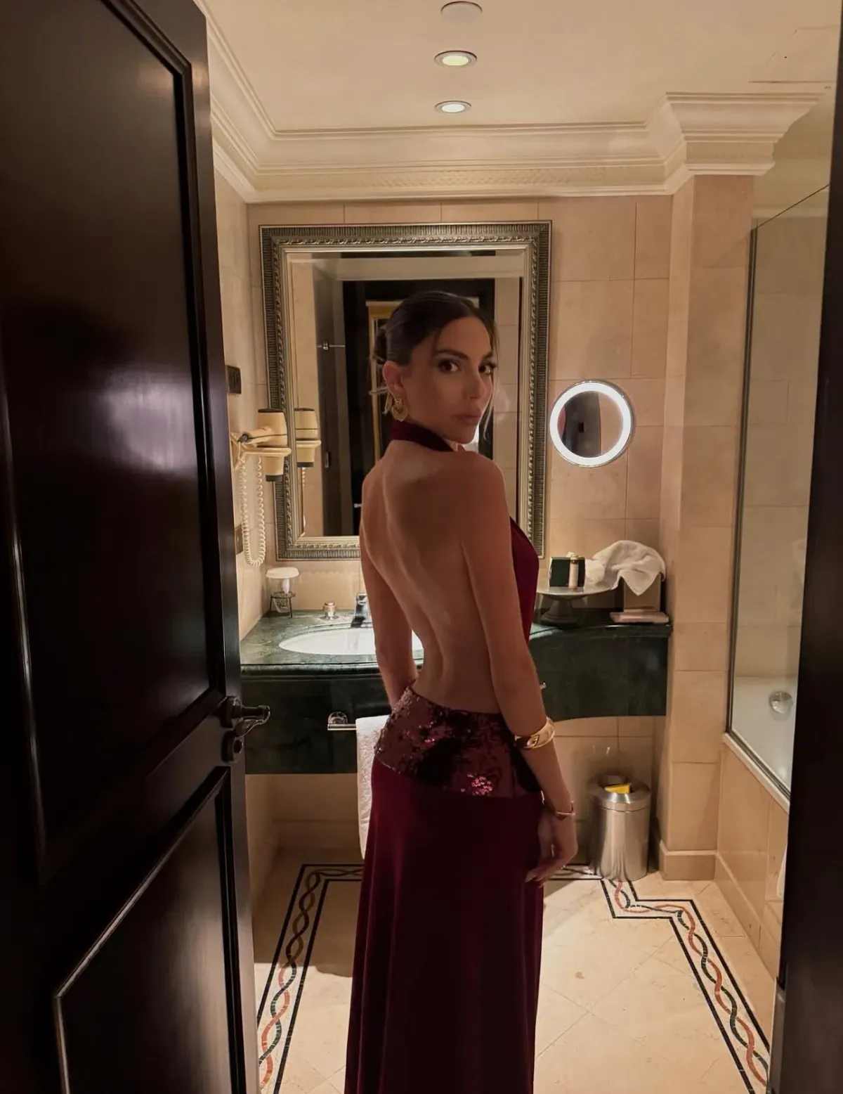 Ance Gria Adele Gown Wine Size S / AU 8 - Image 4