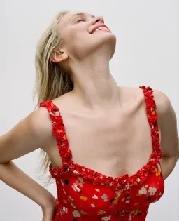 Realisation Par The Juliet in Rouge Fleur in Size M/AU 10 for rent on The Volte - image 3