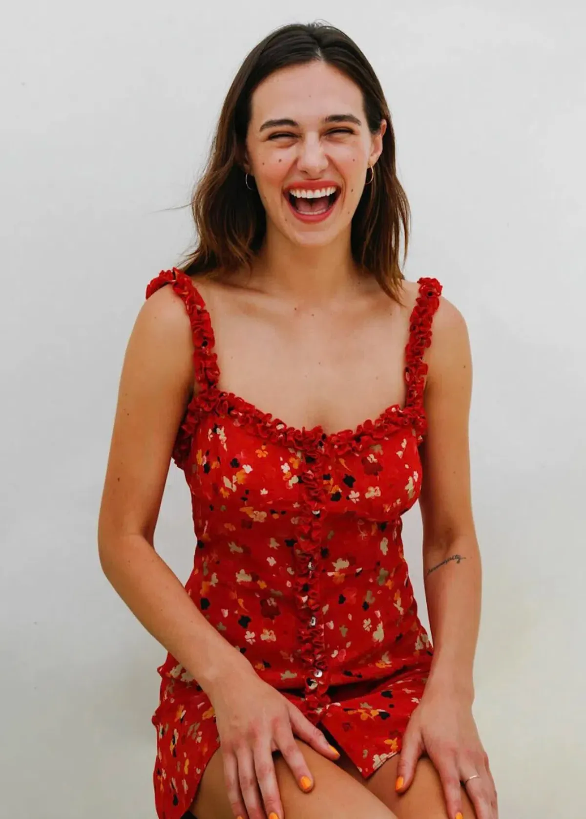 Realisation Par The Julia in Rouge Fleur Size M/AU 10 - Image 3