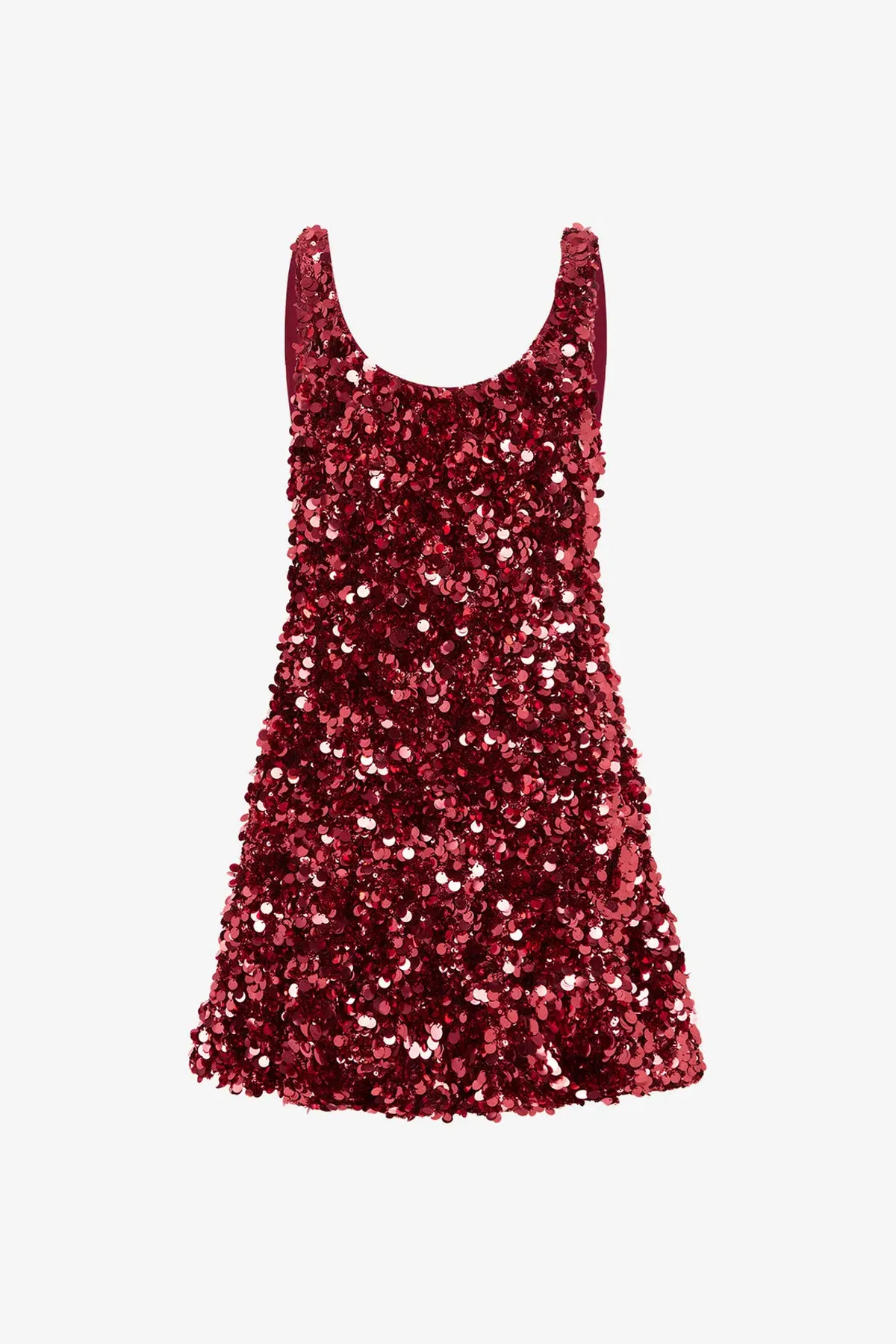 Leo Lin Elaine Mini Dress in Pink Sequin Size AU 6 - Image 1