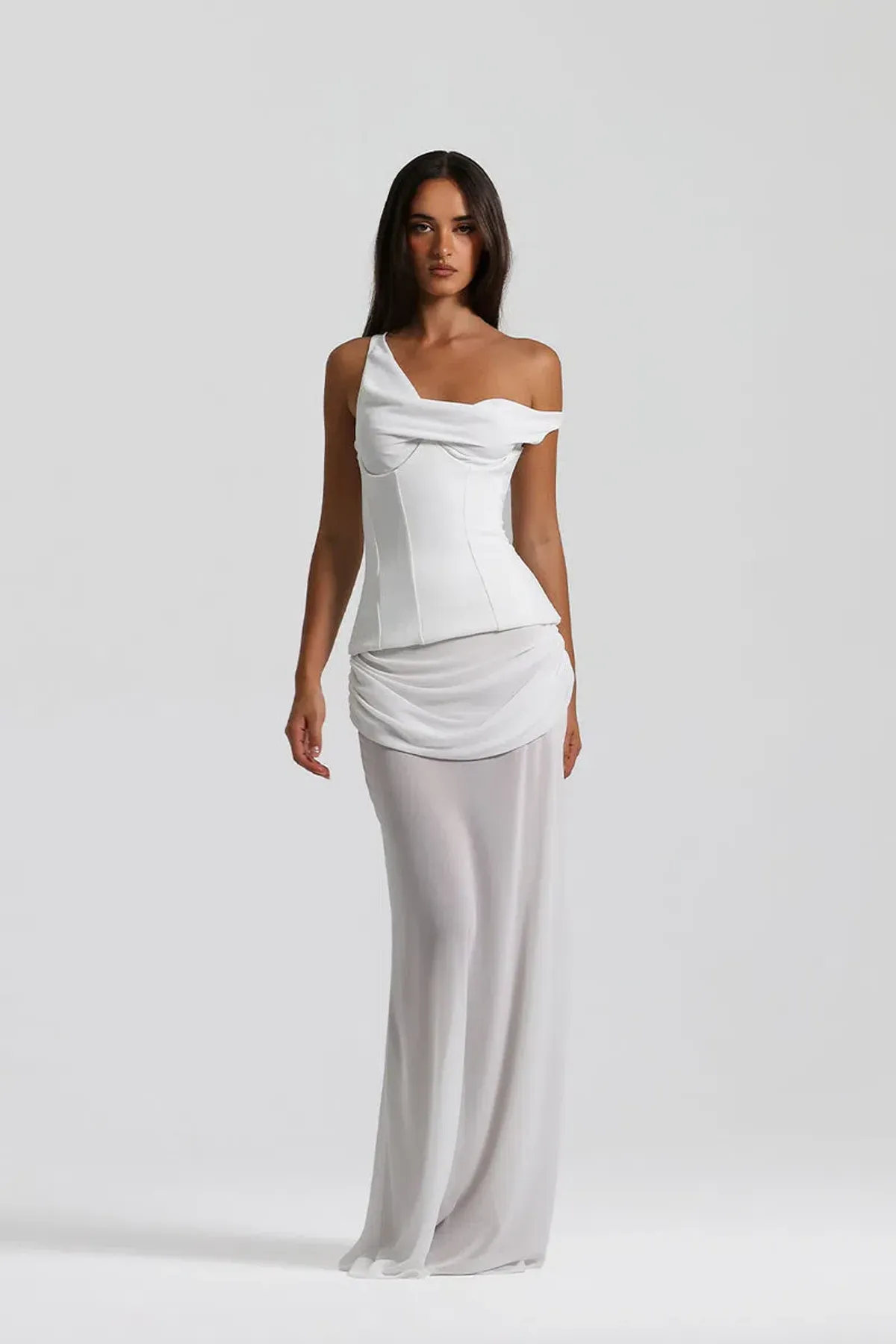 Natalie Rolt Cadence Gown in White Size 10 - Image 1