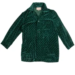 Gucci Velvet GG Monogram Set Shirt and Pants Size S for rent on The Volte - image 7