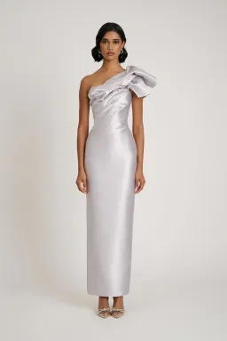 Eliya The Label Ashton Gown Silver Size M / AU 10 for rent on The Volte - image 1