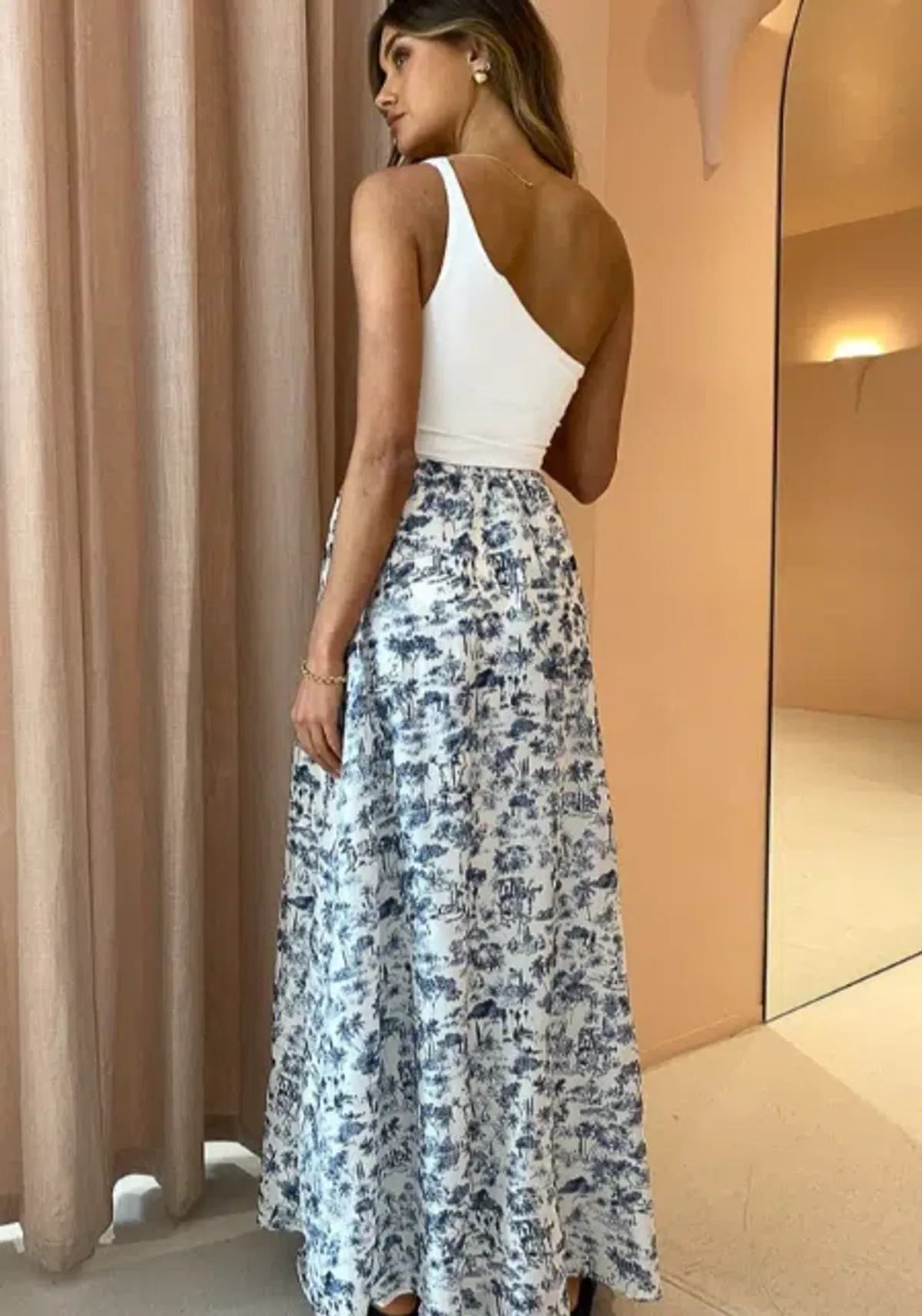 Sir The Label Dimitri Maxi Skirt in Dimitri Print Size 1/AU 10 - Image 4