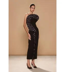 Sonya Moda Palermo Midi Dress Black Size M/AU 10 for rent on The Volte - image 3