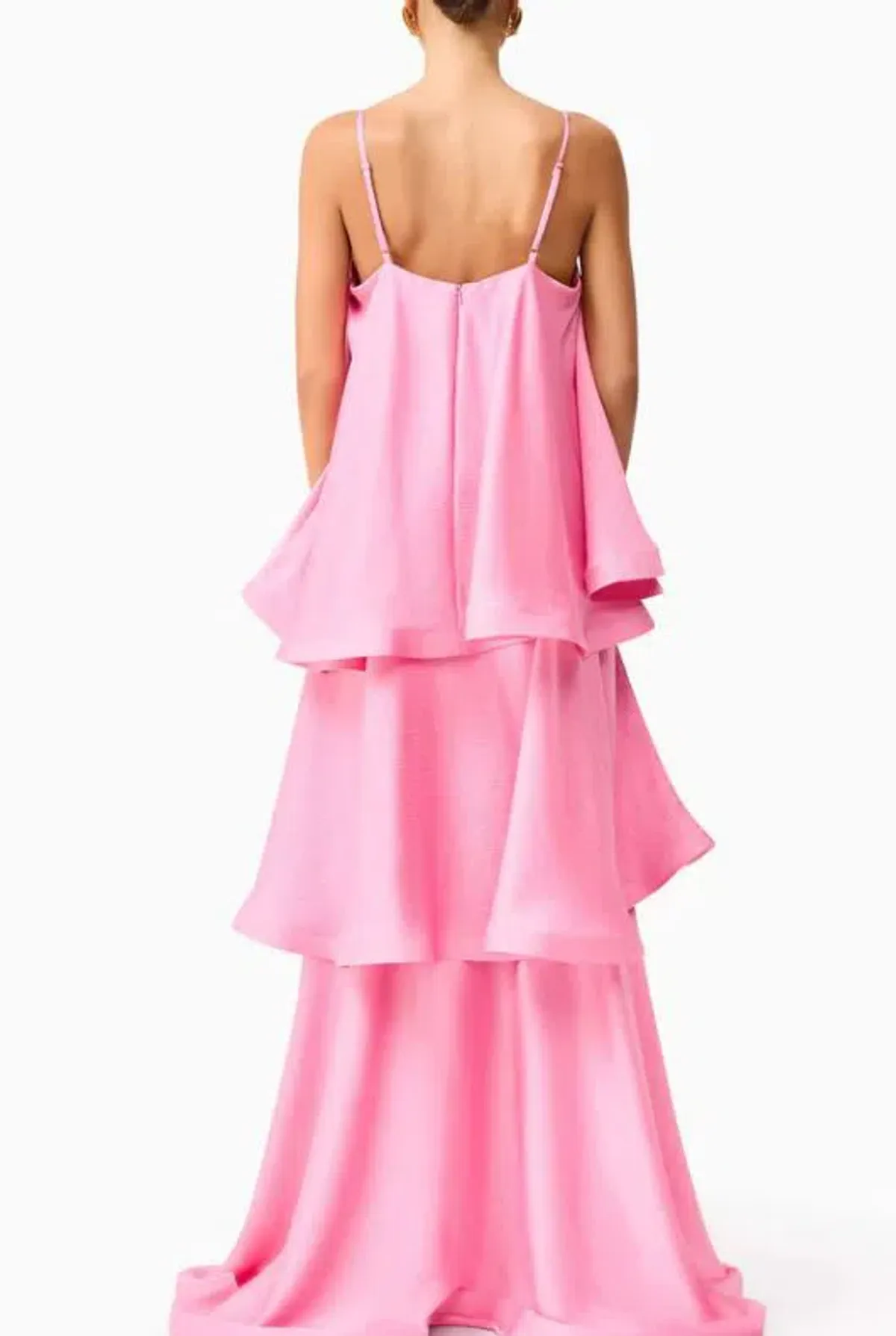 Elliatt Tilly Tiered Maxi Dress in Pink Size M / AU10 - Image 2