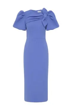 Rebecca Vallance Violetta Midi Dress in Periwinkle Blue Size 12 for rent on The Volte - image 1