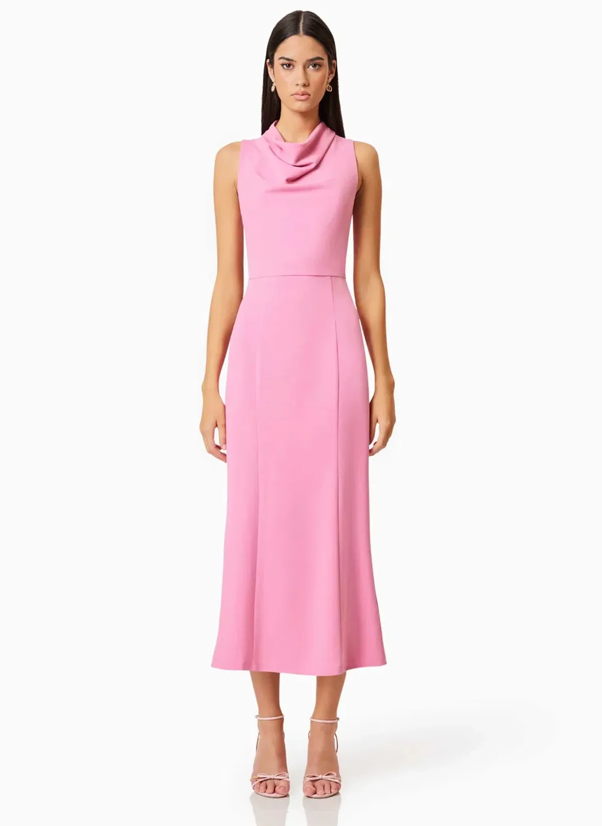 Elliat Jamie Midi Dress in Pink Size 6 - Image 1