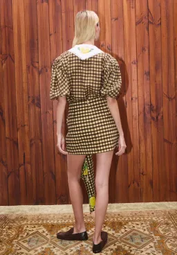 Alemais Gabrielle Mini Skirt Size 10 for rent on The Volte - image 3