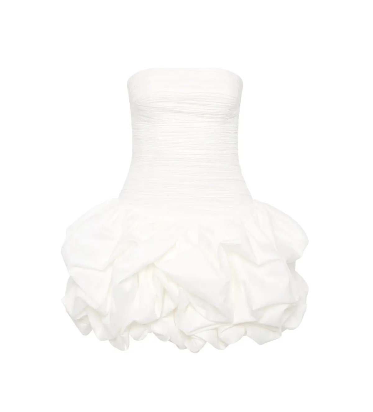 Aje Violette Bubble Hem Mini Dress Ivory Size 10 - Image 7
