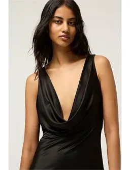 Michael Lo Sordo Drape Front Maxi Dress Size 8 for rent on The Volte - image 3