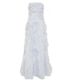 Aje Allairie Gown Pastel Blue Size AU 6 for rent on The Volte - image 6