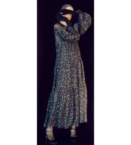 Romance was Born SuperNova Maxi Dress Black Size 8 for rent on The Volte - image 1