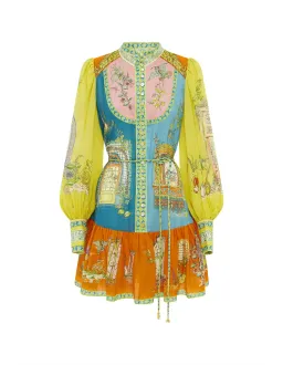 Alemais Monte Mini Dress Multi Size 10 for rent on The Volte - image 4