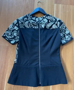 Rahul Mishra Wool and Silk Hand-Knotted Top Print Size S AU 8 for rent on The Volte - image 2