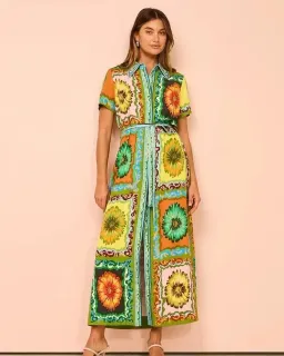 Alemais Disco Daisy Shirt Dress Size AU 14 for rent on The Volte - image 1