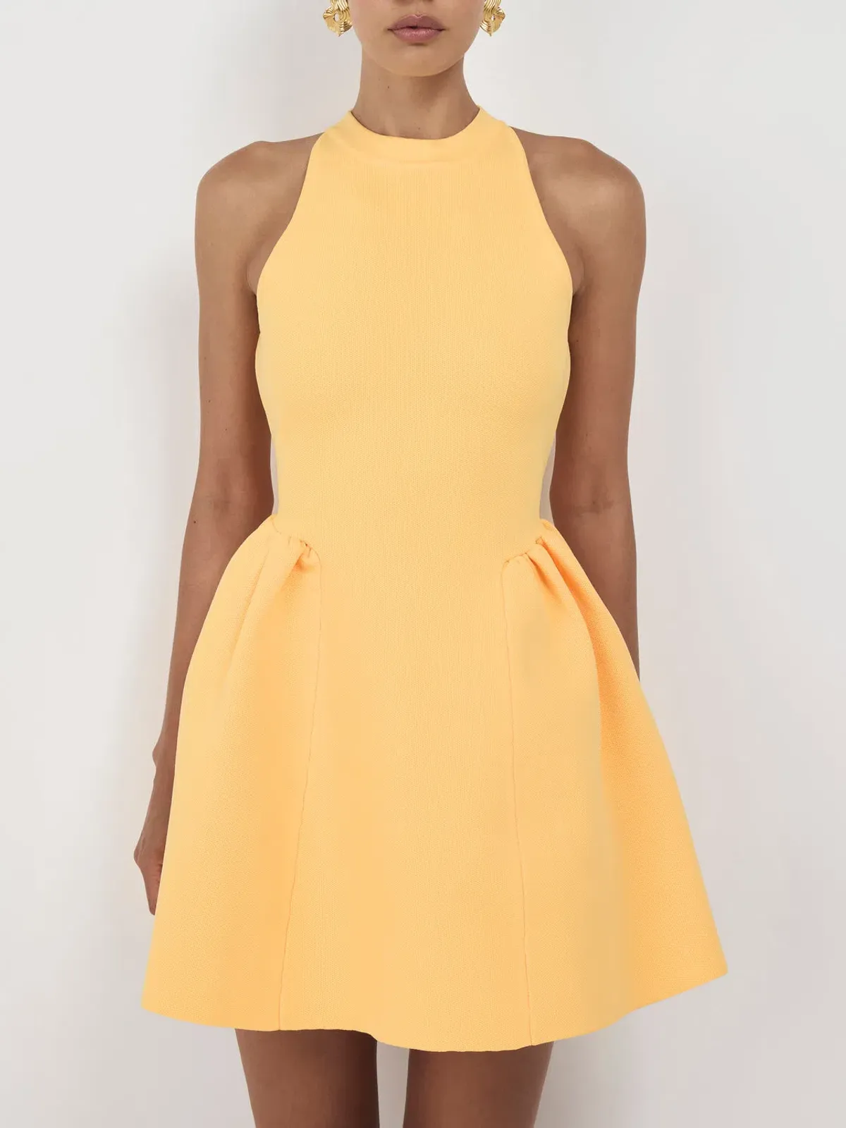 Sheike Sardinia Mini Dress Yellow Size 10 - Image 2