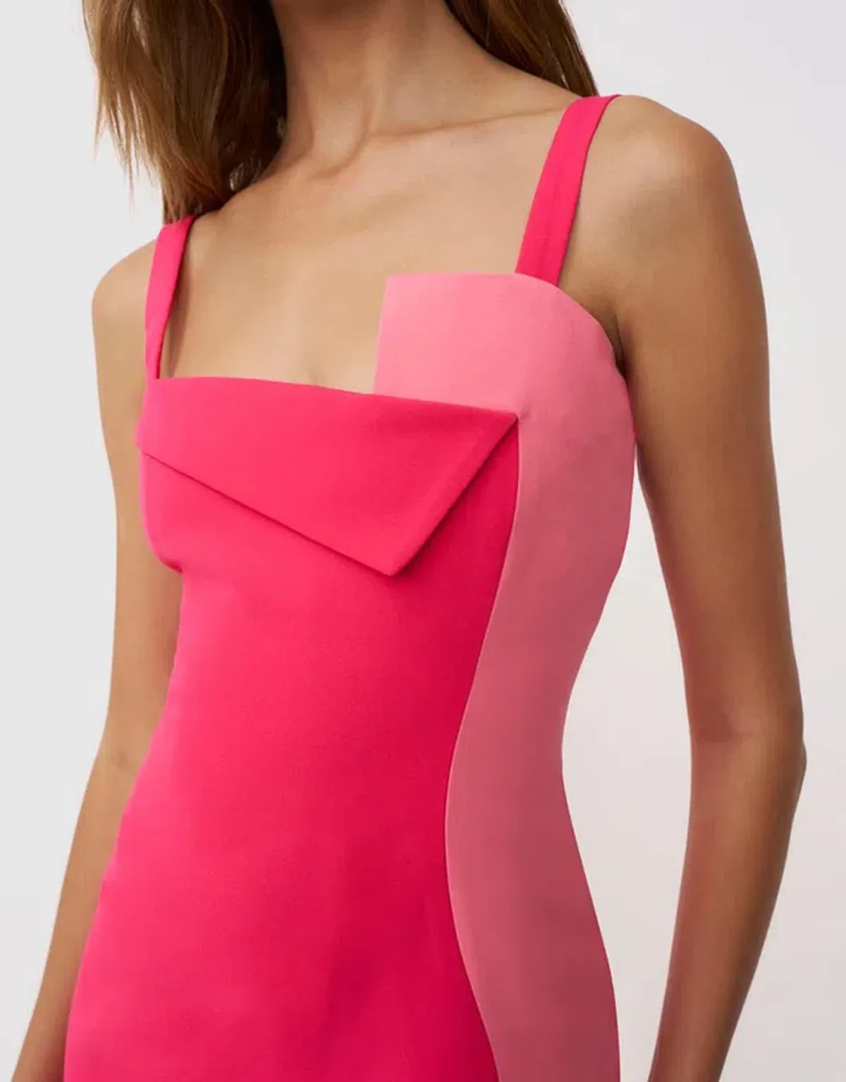 By Johnny Phillipa Fold Contrast Dress Size 10 - Image 2