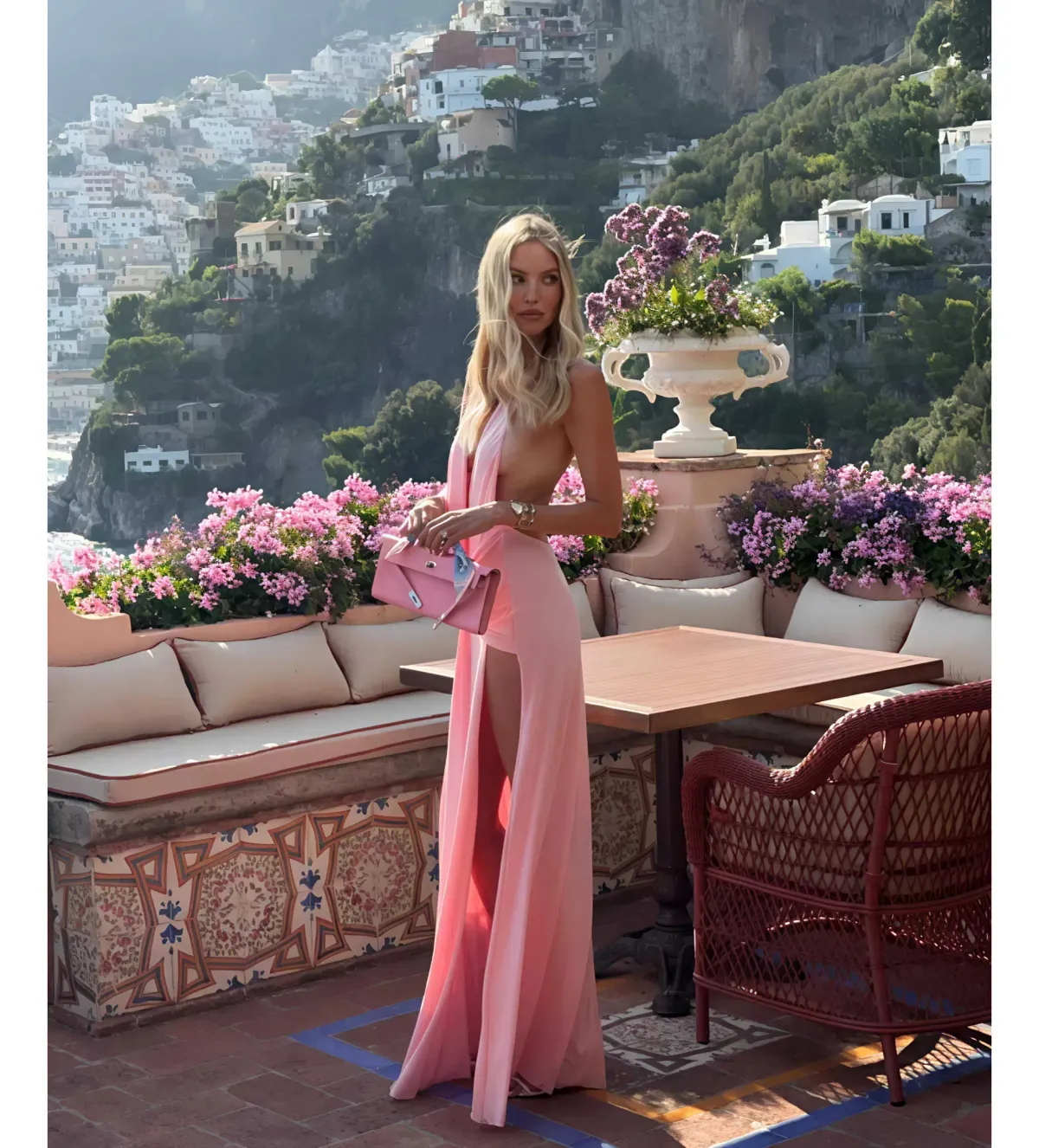 Natalie Rolt Winona Gown Blossom Pink Size 10 - Image 3