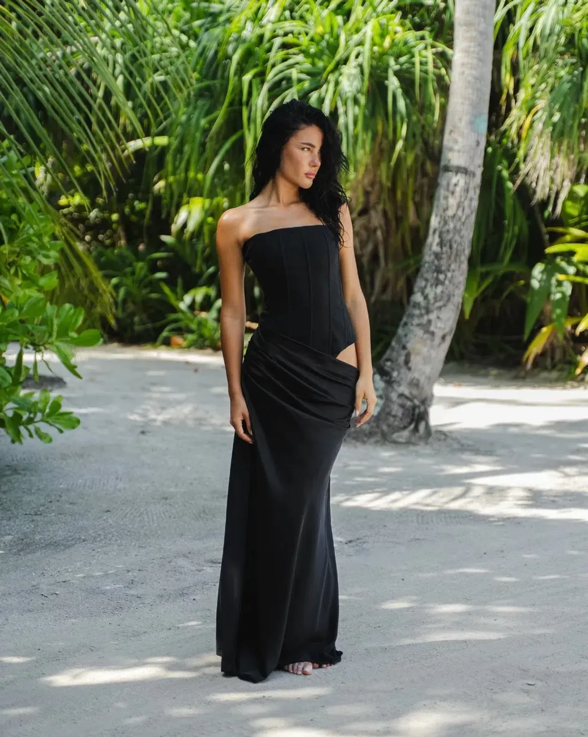 HNTR The Label Huxley Maxi Gown Black Size M / AU 10 - Image 1