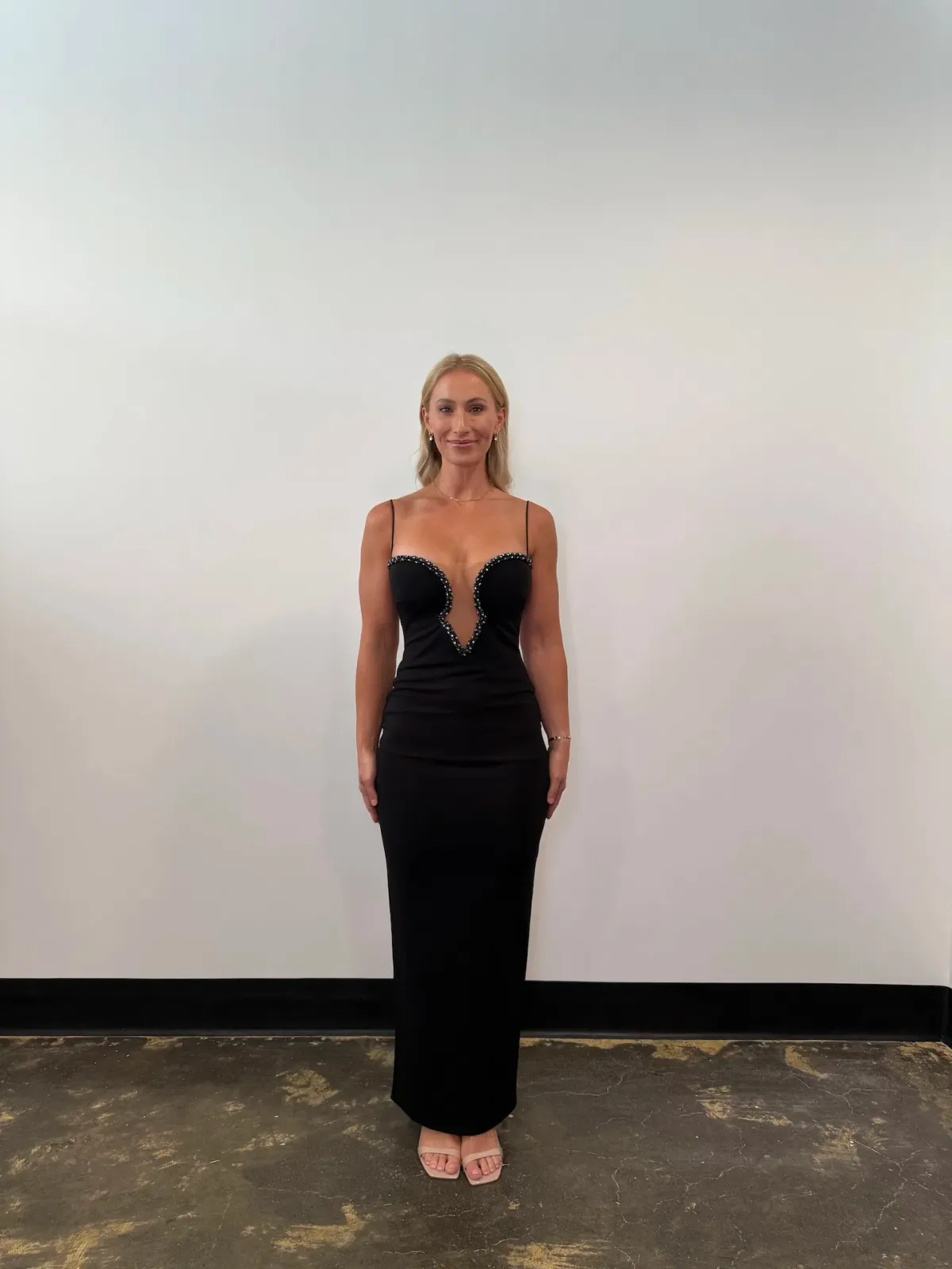 Nookie Adorn Pearl Gown Black Size AU 10 - Image 2