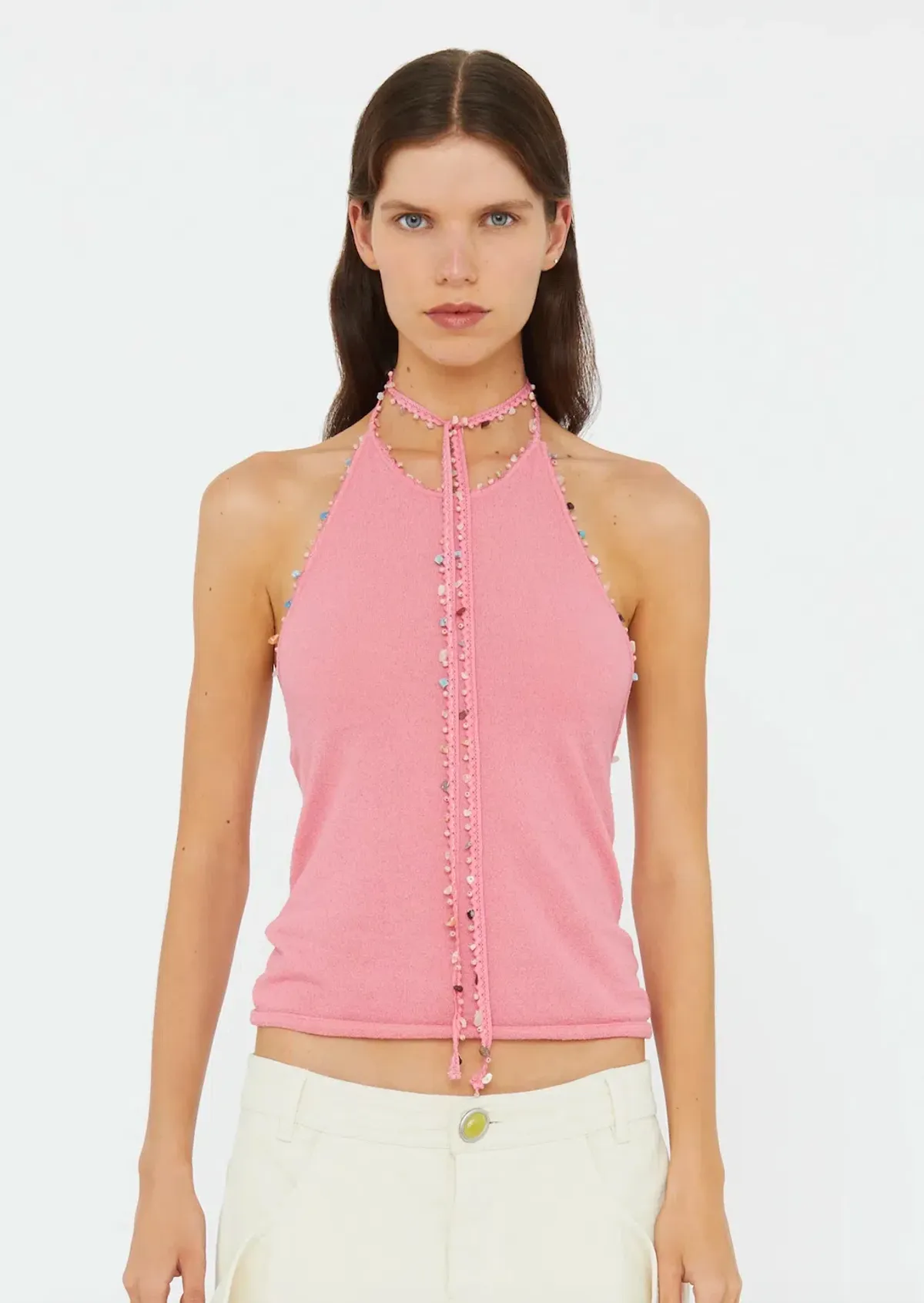Beach Quartz Halter Tank | Christopher Esber - Image 1