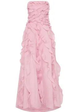 Aje Allairie Strapless Gown Chalk Pink Size 8 for rent on The Volte - image 2