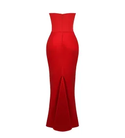 House of CB Persephone Maxi Dress Red Size M/AU 10 for rent on The Volte - image 8
