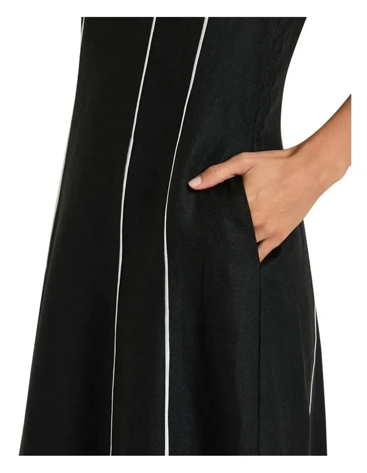 Yarra Trail Paradise Midi Dress Black Size 12 - Image 4