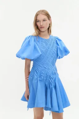 Aje Wisteria Mini Dress in Mist Blue Size 6  for rent on The Volte - image 2